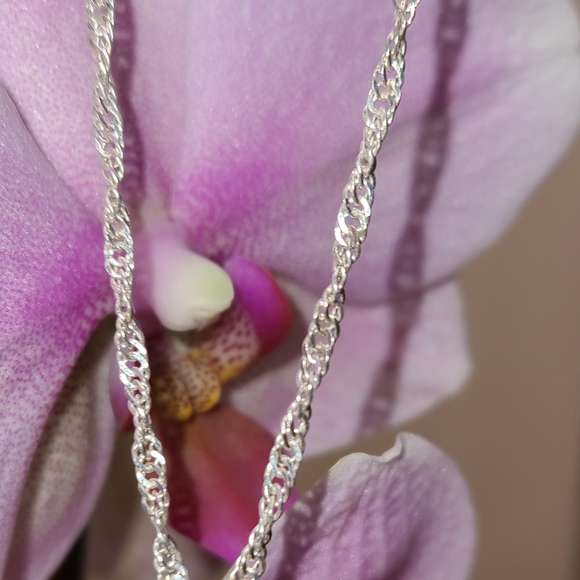 Star of David / magen David pendant and chain silver 925 Italy - Picture 3 of 15